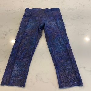 Lululemon Fast & Free Crop Size 4 Worn 1x 19”